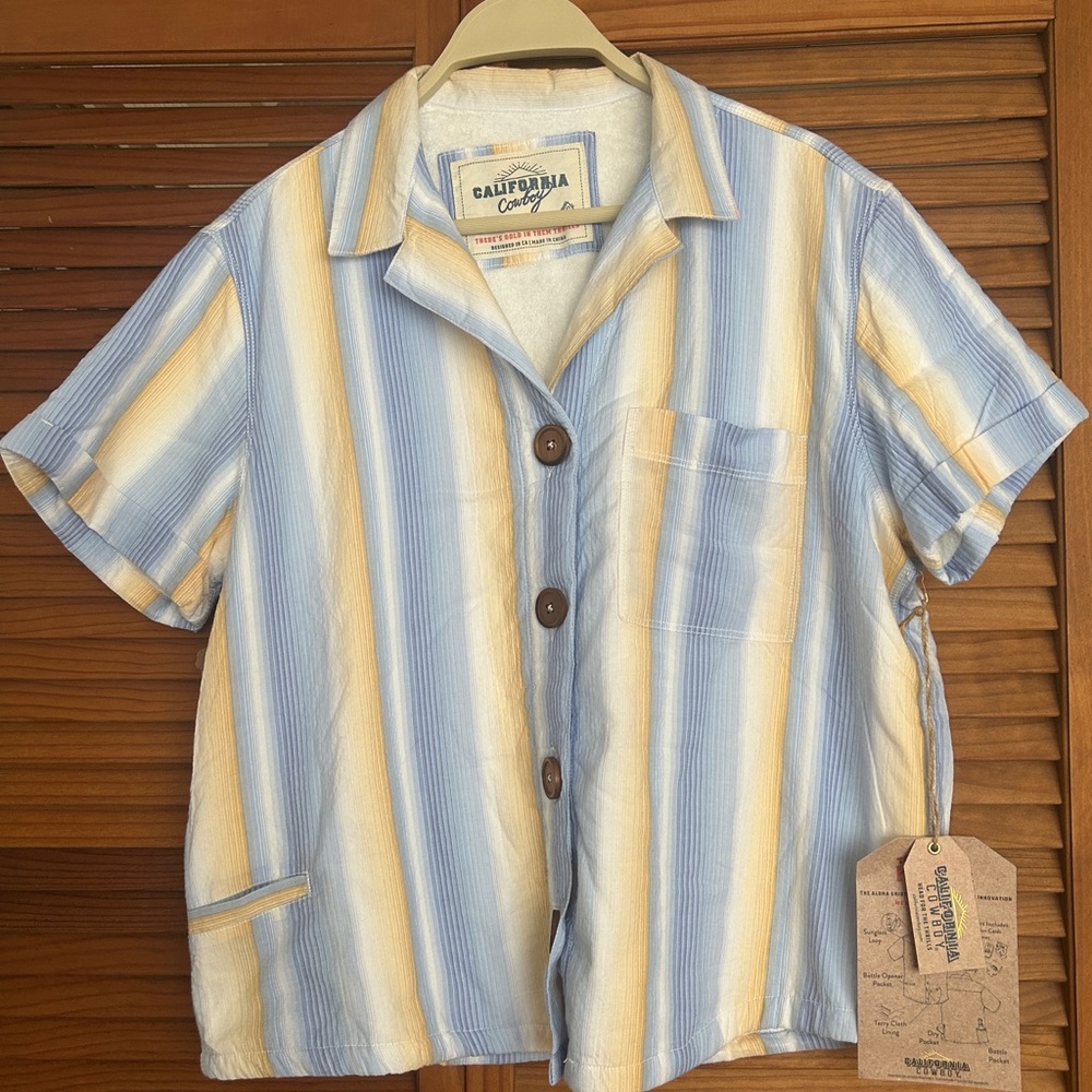 Women's High Water Shirt by California Cowboy size M NWT